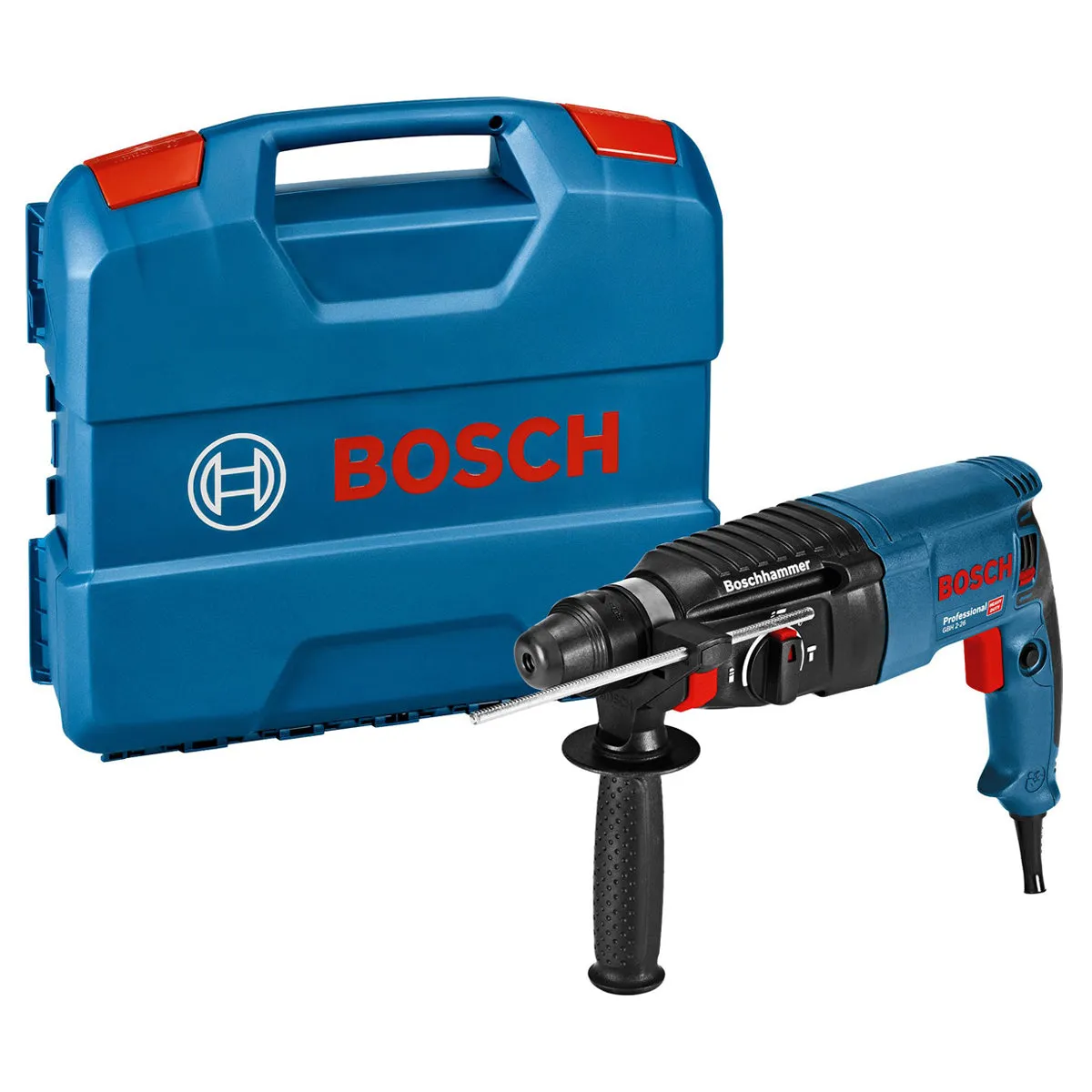 Bosch GBH 2-26 SDS Plus Rotary Hammer Drill 240V In Case - 06112A3070