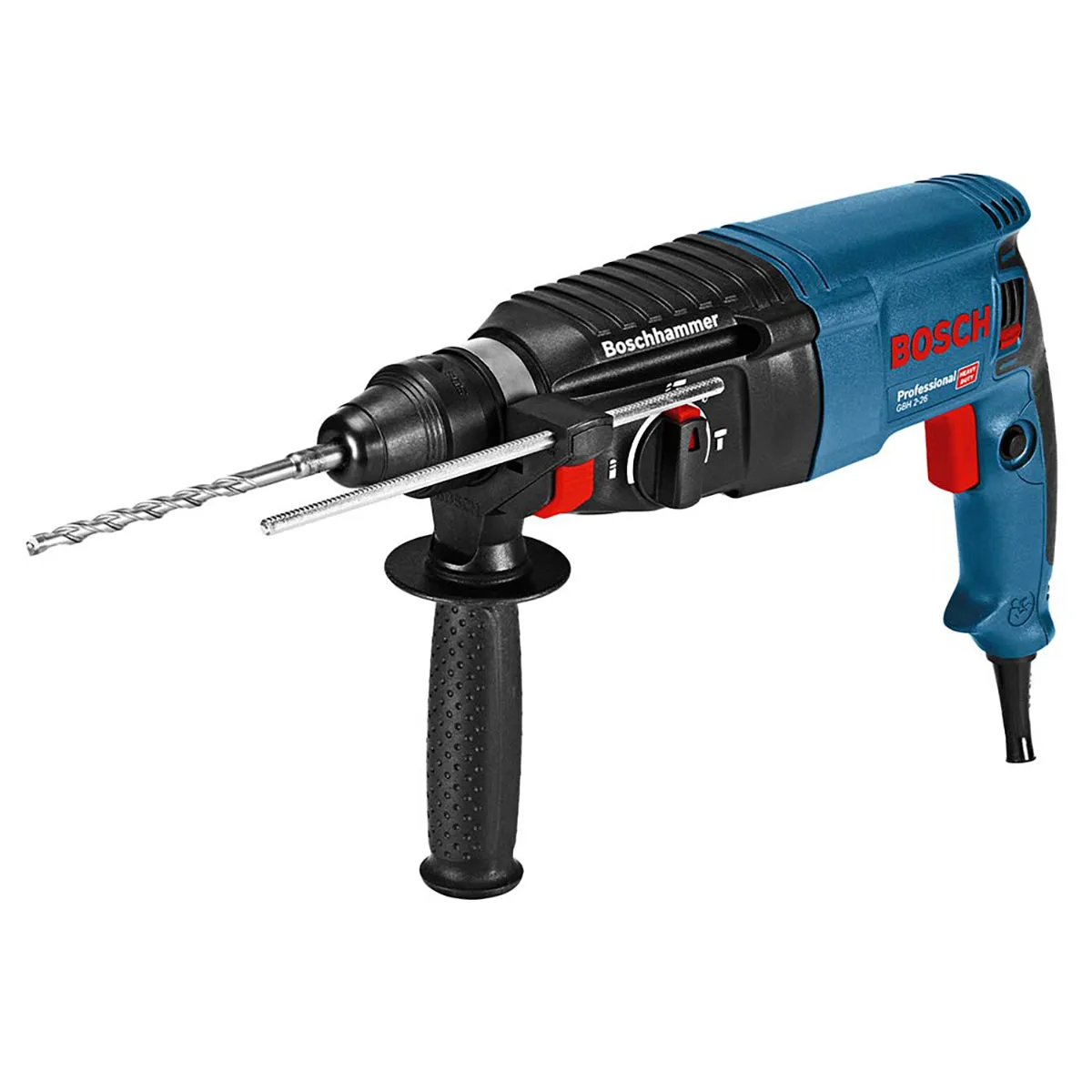 Bosch GBH 2-26 SDS Plus Rotary Hammer Drill 240V In Case - 06112A3070