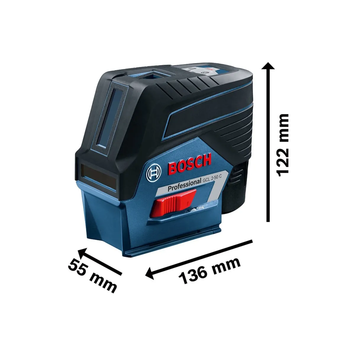 Bosch GCL 2-50 C Professional Combi Laser with Mount for Precision Leveling 0601066G00