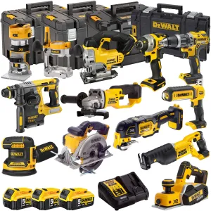 Dewalt 18V 12 Piece Power Tool Kit with 3 x 5.0Ah Batteries T4TKIT-4825