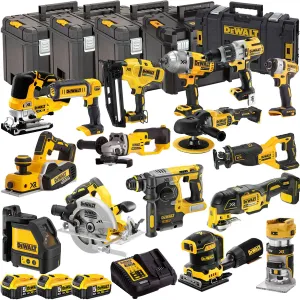 Dewalt 18V 16 Piece Power Tool Kit with 3 x 5.0Ah Batteries DEWKIT23