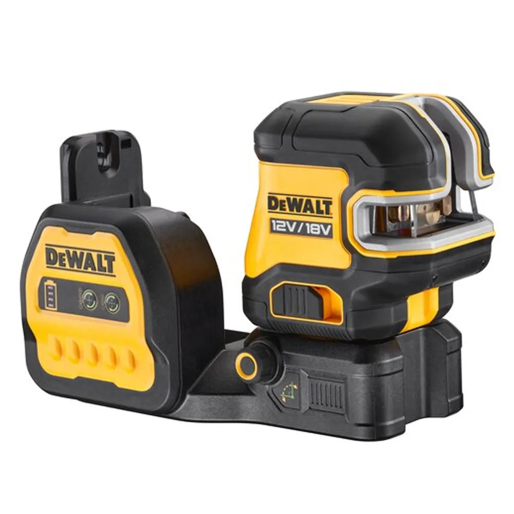 Dewalt DCE825NG18 18V 5 Spot/Cross Green Beam Laser 1 x 5.0Ah Battery & Charger