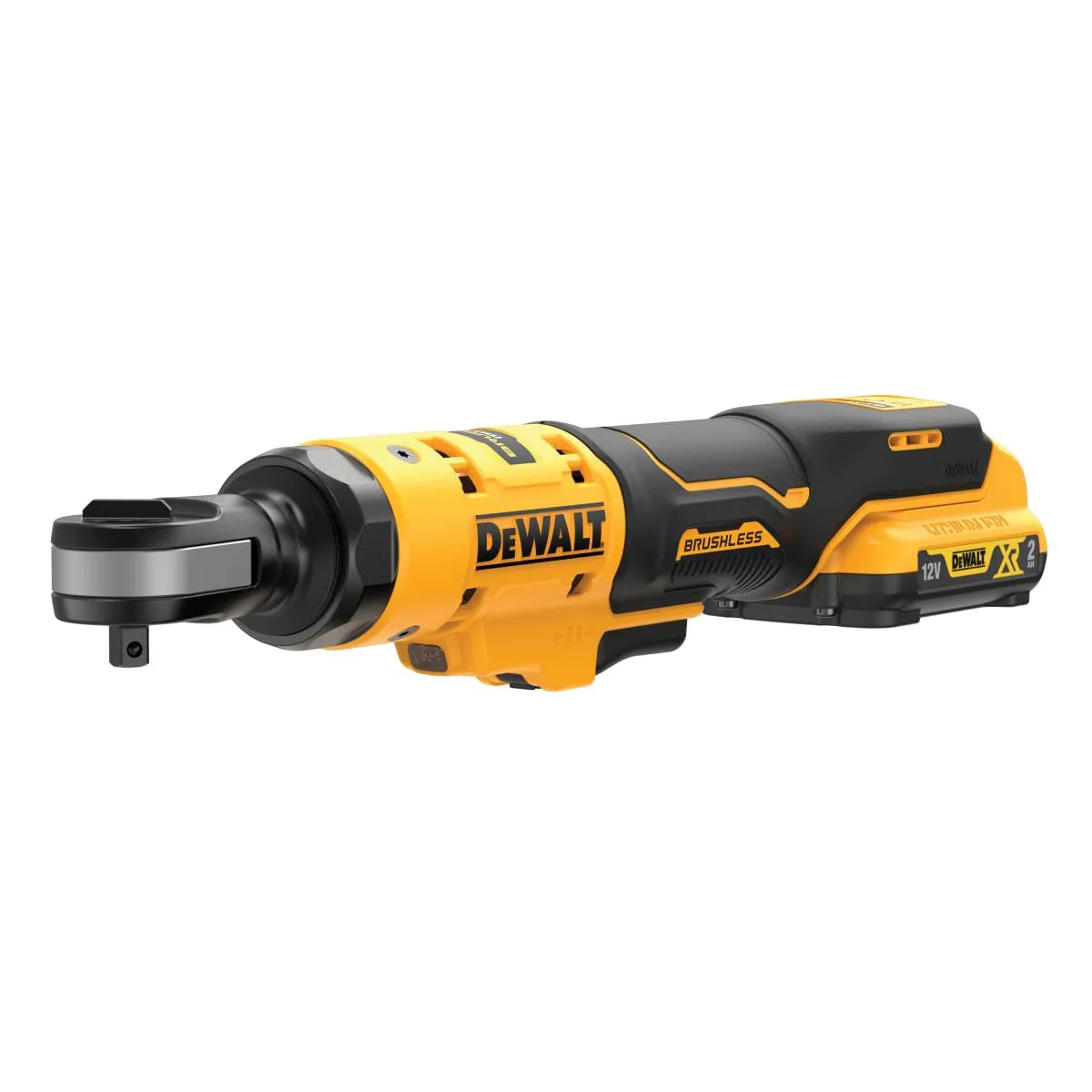 DeWalt DCF503D1 12V XR 3/8'' Open Head Ratchet Kit 1 x 2.0Ah Battery. Charger & Soft Tool Bag