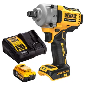 Dewalt DCF891N 18V Brushless 1/2 Hog Ring Impact Wrench with 1 x 5.0Ah Battery & Charger