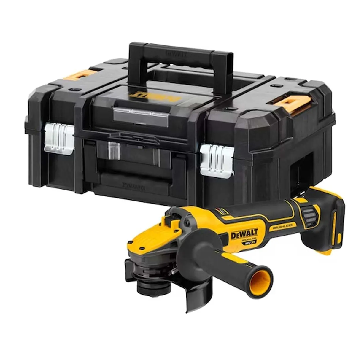 Dewalt DCG409VSNT 18V XR FlexVolt Advantage Grinder 125mm Body Only With Case