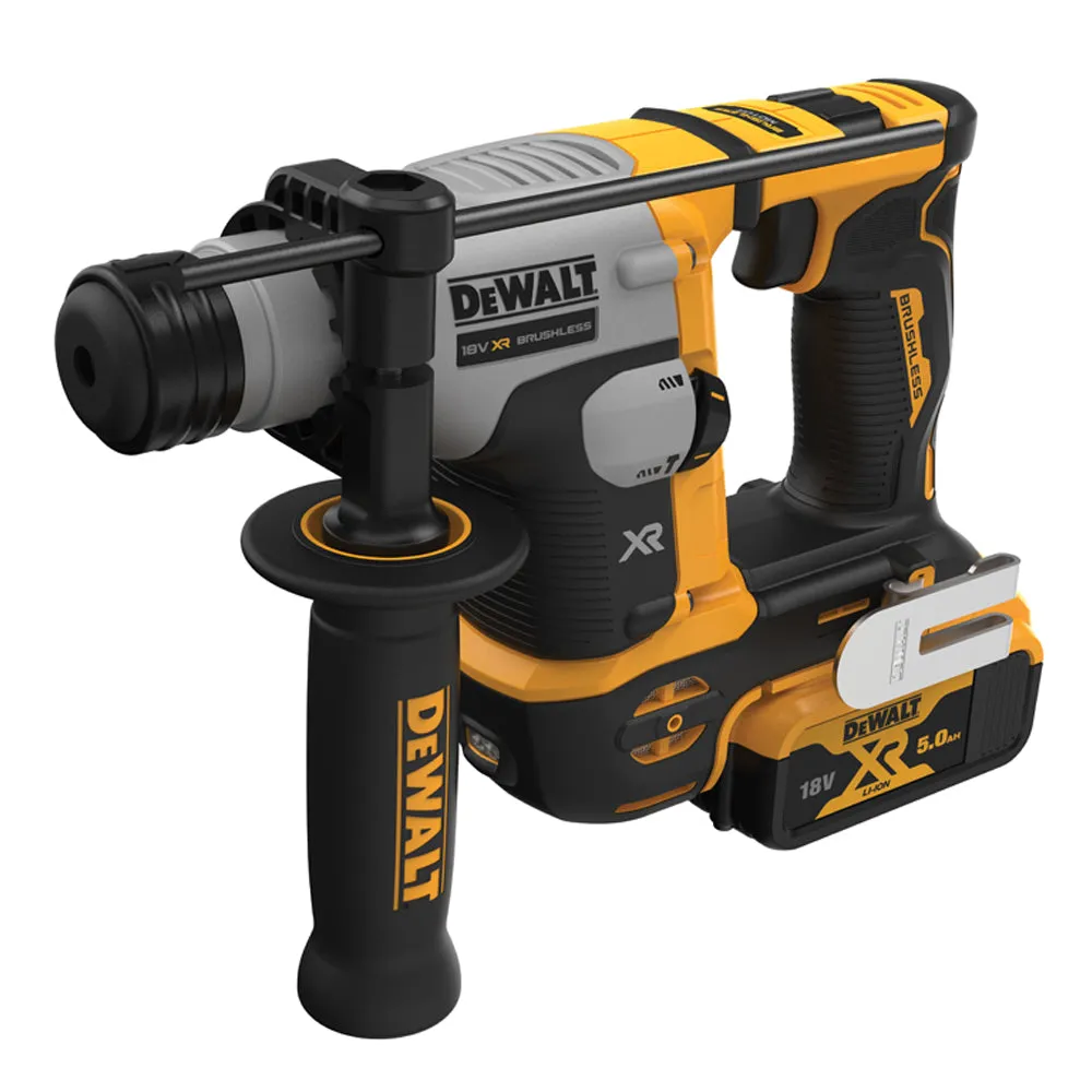 Dewalt DCH172P2 18V XR SDS Plus Rotary Hammer With 2 x 5.0Ah Batteries Charger & Carry Case