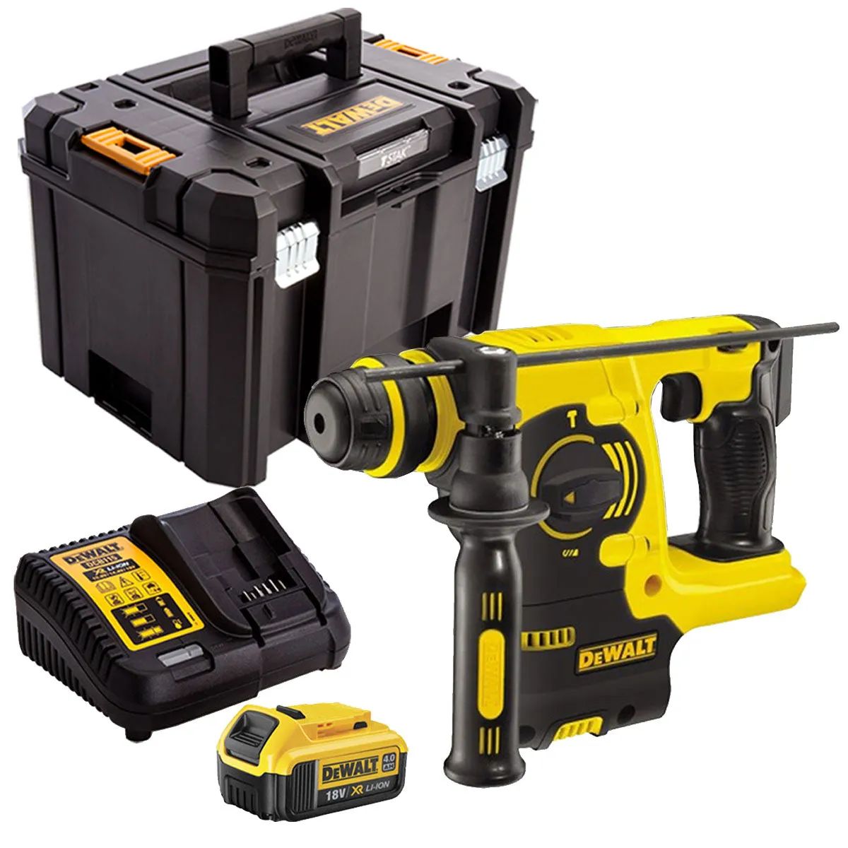 DeWalt DCH253N 18V SDS  Rotary Hammer Drill with 1 x 4.0Ah Battery & Charger in Case
