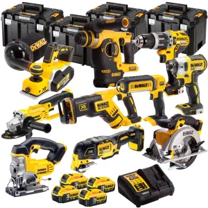 Dewalt DCK665P3T16 18V 10 Piece Power Tool Kit with 4 x 5.0Ah Batteries