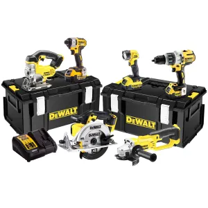 Dewalt DCK692M3 18V XR 6 Piece Tool Kit 3 x 4.0Ah Battery Charger & Tough Box