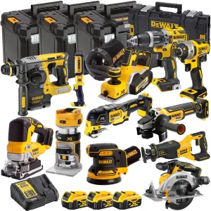 Dewalt DCKT4T12B3 18V Brushless 12 Piece Kit With 3 x 5.0Ah Battery Charger & TStak Tool Storage