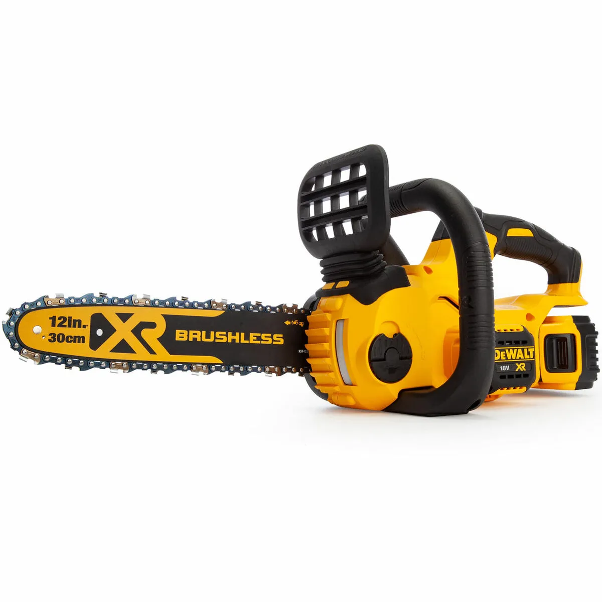 Dewalt DCM565P1 18V Brushless Chainsaw with 1 x 5.0Ah Battery & Charger for Ultimate Cutting Power