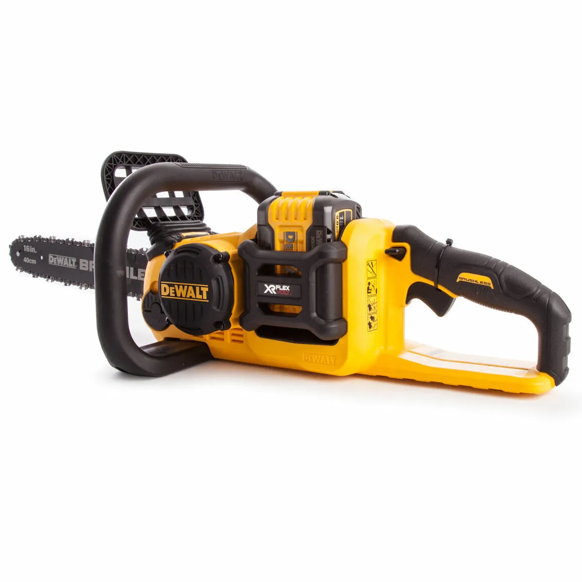 DeWalt DCM575X1 54V Flexvolt Brushless High-Power Cordless Chainsaw with 1 x 9.0/3.0Ah Battery & Charger