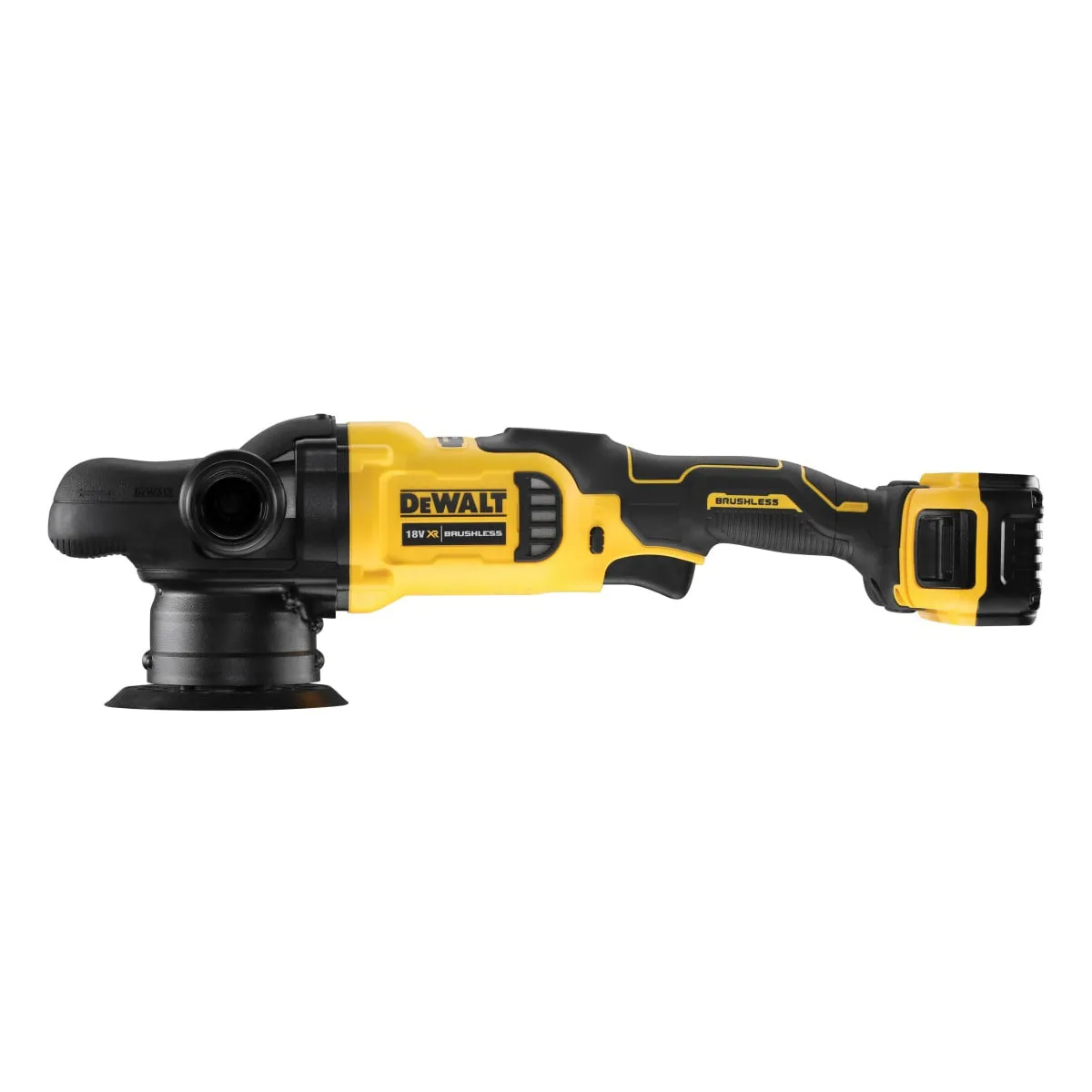 Dewalt DCM848P2 18V XR Brushless Polisher 125mm With 2 x 5.0Ah Batteries Charger & Kit Bag