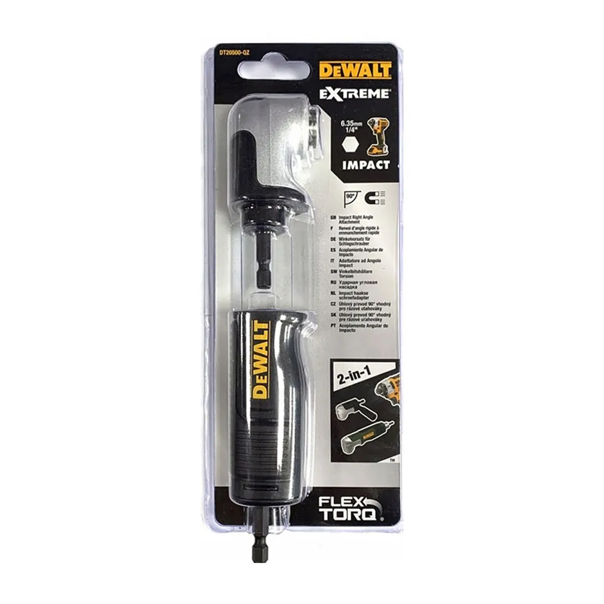 DeWalt DT20500-QZ 1/4 Hex Impact Modular Right Angle Attachment