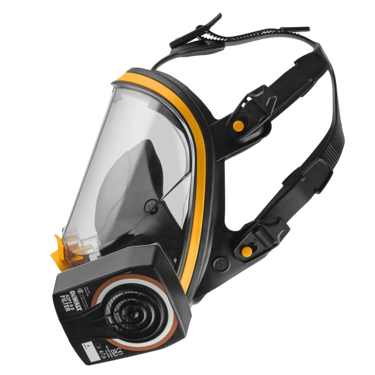 Dewalt DWR1FFMLA2P3 Full Face Mask Respirator Large Superior Protection & Comfort for Dust & Fume Safety