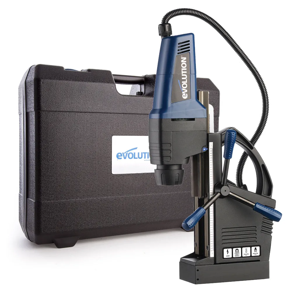 Evolution EVOMAG42 42mm Industrial Magnetic Drill 1200W 230V With Carry Case - 095-0001