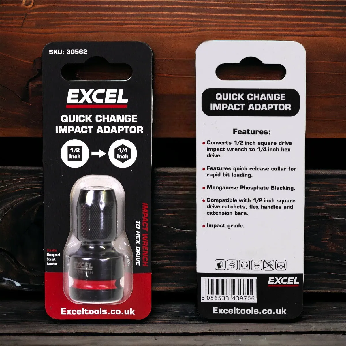 Excel 18V Brushless 1/2 Impact Wrench with Impact Socket