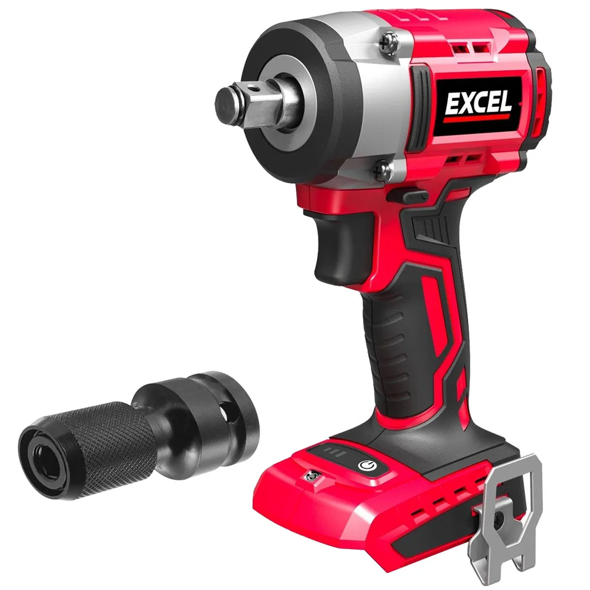 Excel 18V Brushless 1/2 Impact Wrench with Impact Socket