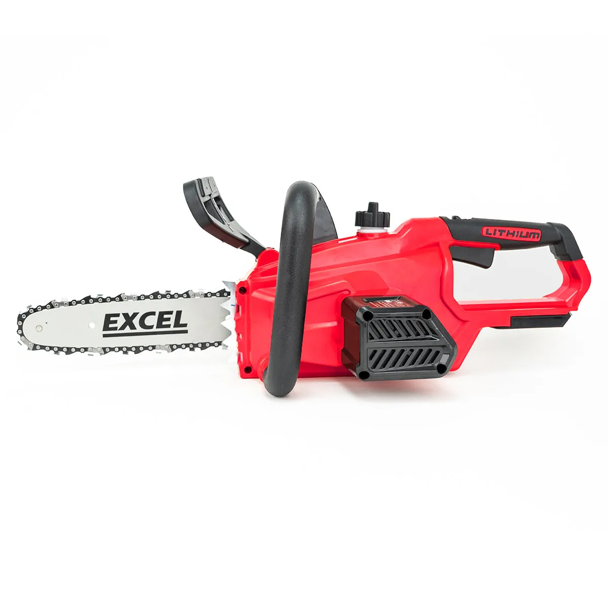 Excel 18V Chainsaw Wood Cutter 245mm with 2 x 5.0Ah Battery & Charger