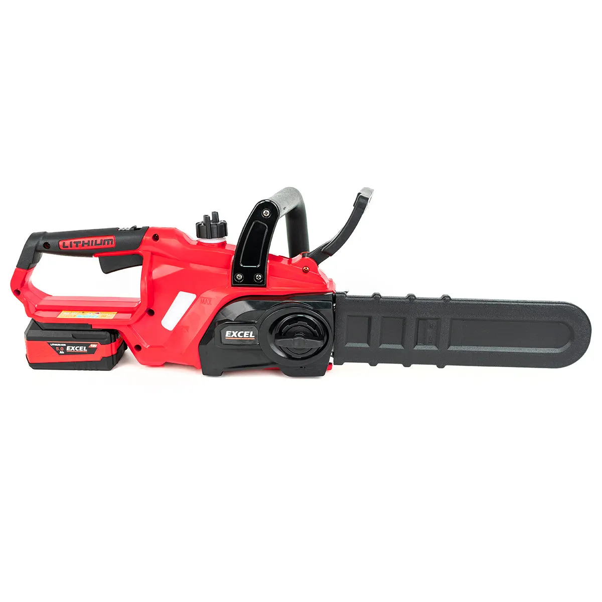 Excel 18V Chainsaw Wood Cutter 245mm with 2 x 5.0Ah Battery & Charger