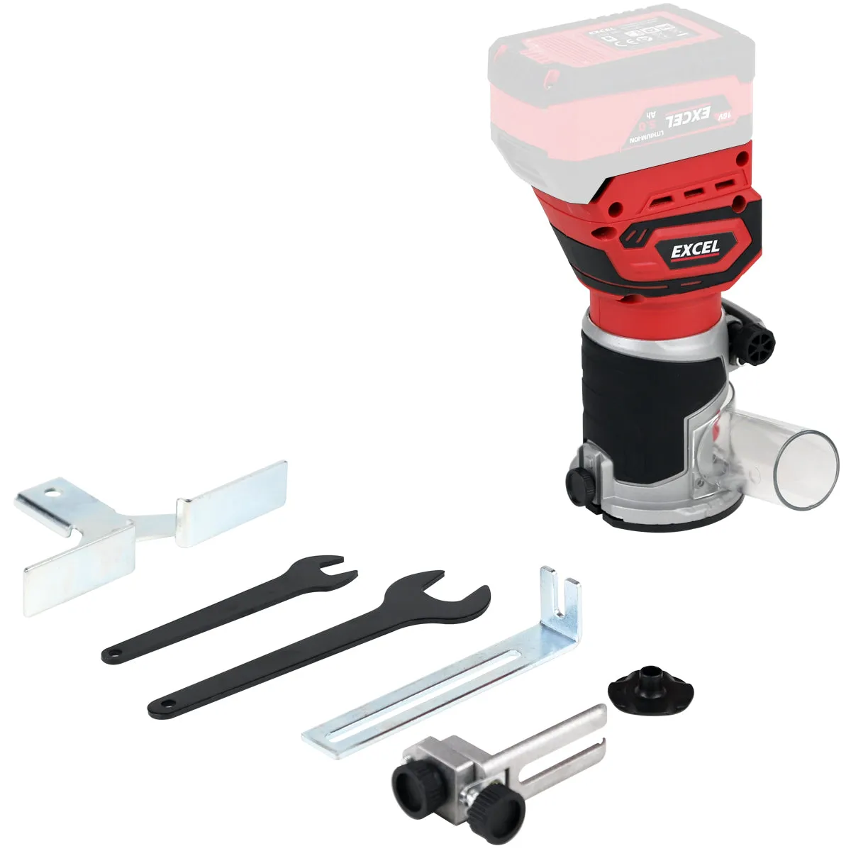 Excel 18V Cordless 1/4 Router Trimmer (Battery & Charger Not Included)