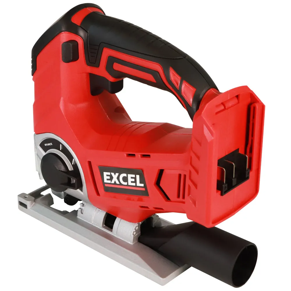 Excel 18V Cordless Jigsaw with 1 x 4.0Ah Battery & Charger EXL581B