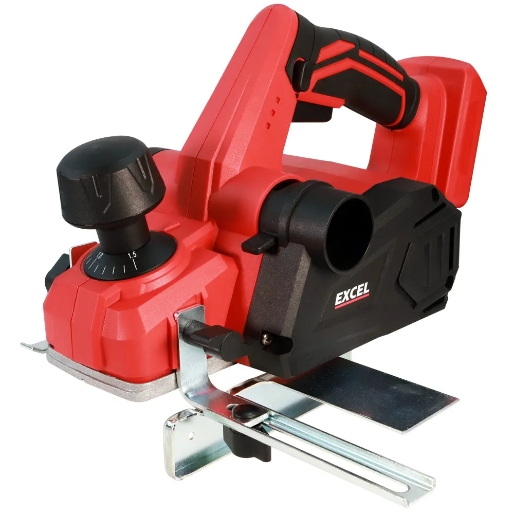Excel 18V Cordless Planer 82mm with 2 x 5.0Ah Batteries & Charger EXL264