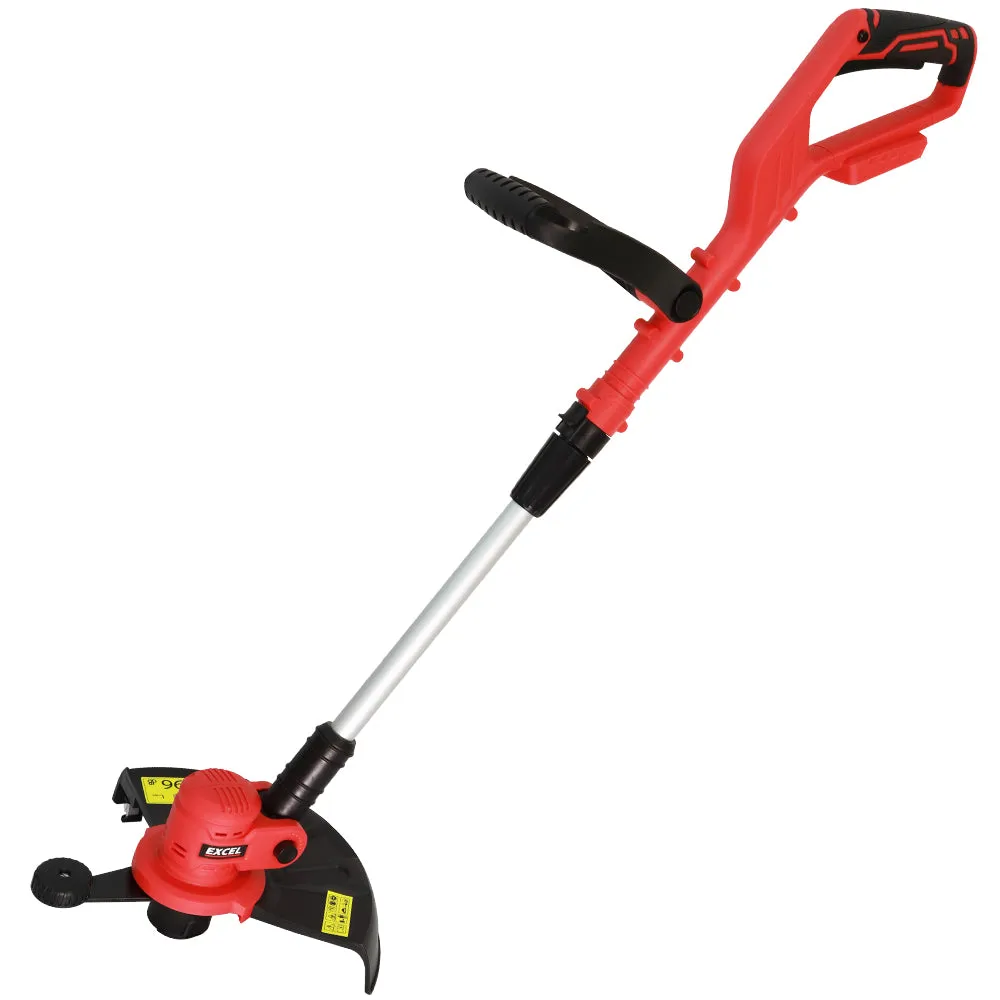 Excel 18V Grass Trimmer Cutter with 1 x 2.0Ah Battery & Charger