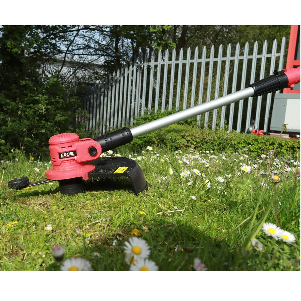 Excel 18V Grass Trimmer Cutter with 1 x 2.0Ah Battery & Charger