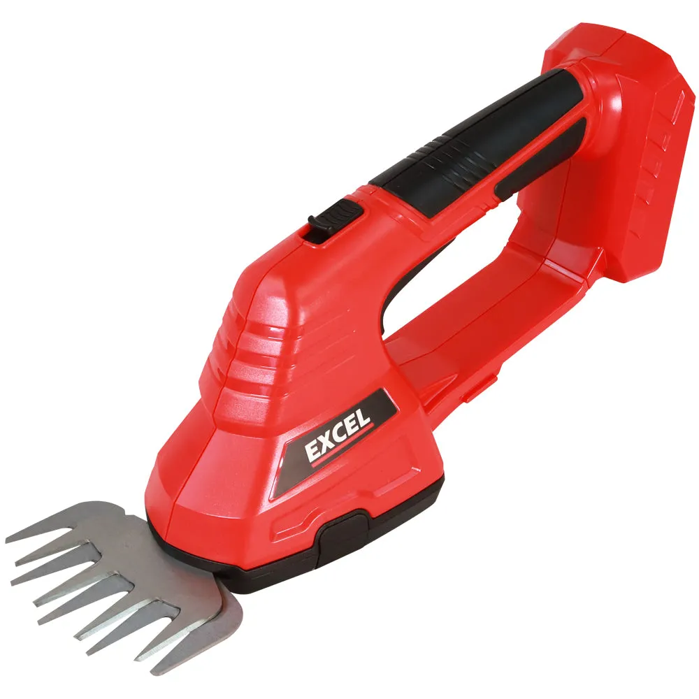 Excel 18V Hedge Trimmer & Grass Shear with 1 x 2.0Ah Battery   Fast Charger EXL5203
