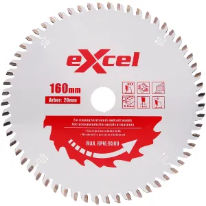 Excel Plunge Saw Blade Pro Series 160MM 48 Tooth