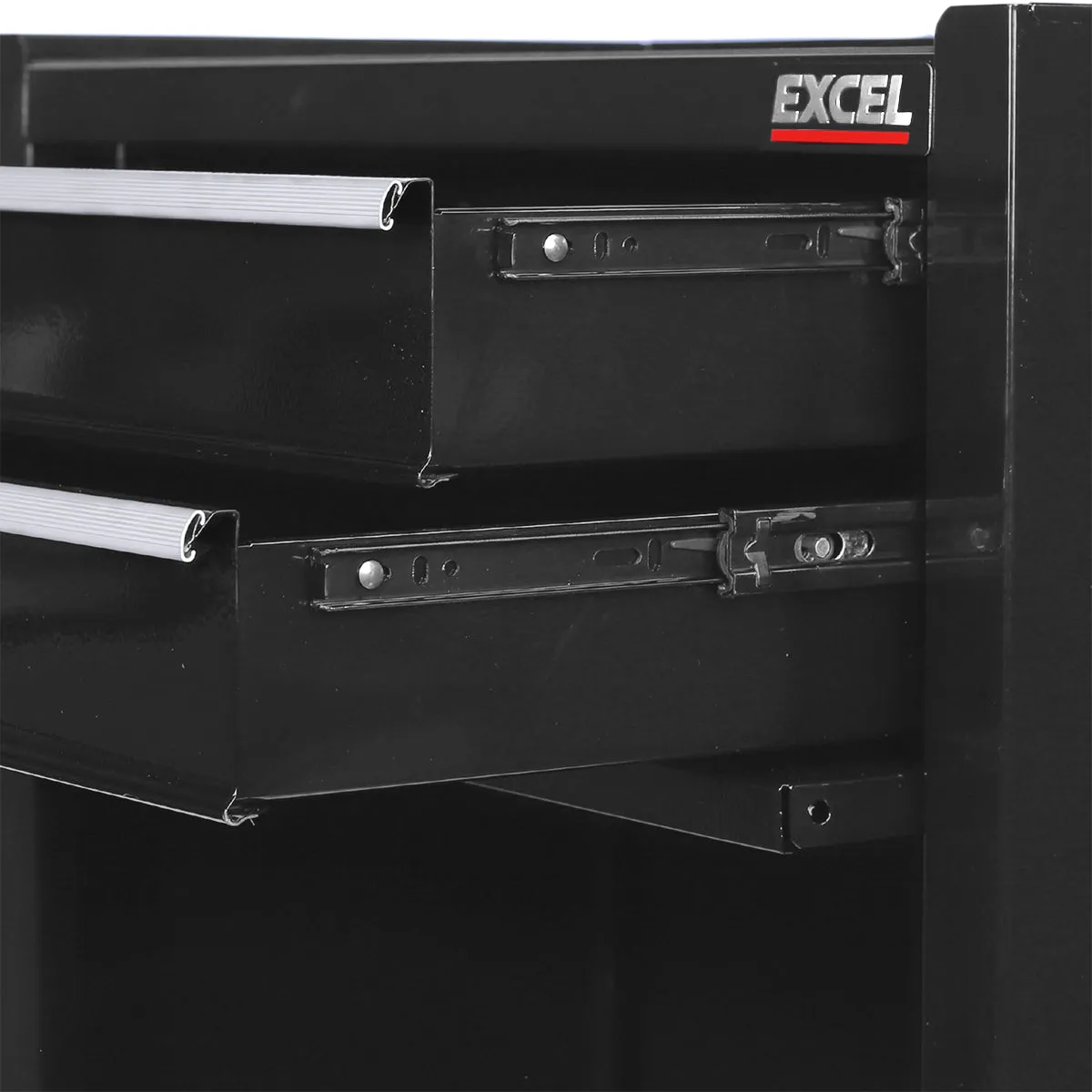Excel Roller Tool Chest Cabinet 8 Drawers Storage Toolbox Black