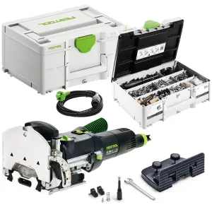 Festool DF 500 Q-Plus 230V GB Domino Joining Machine - 576415 With Domino Connector Range 576797