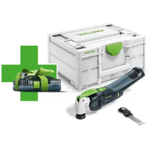 Festool OSC 18 E-Basic-4.0 VECTURO 18V Brushless Oscillator Multi Tool With 1 x 4.0Ah Battery & Case - 577033