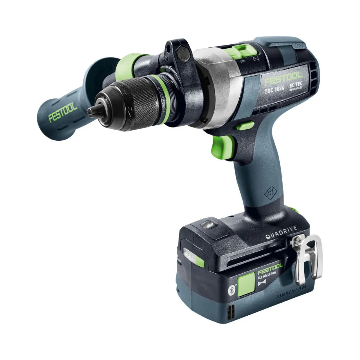 Festool TDC 18/4 5.2/4.0 I-Plus GB 18V Brushless Drill With 1 x 5.2Ah & 4.0Ah Batteries. Charger In Case 576767