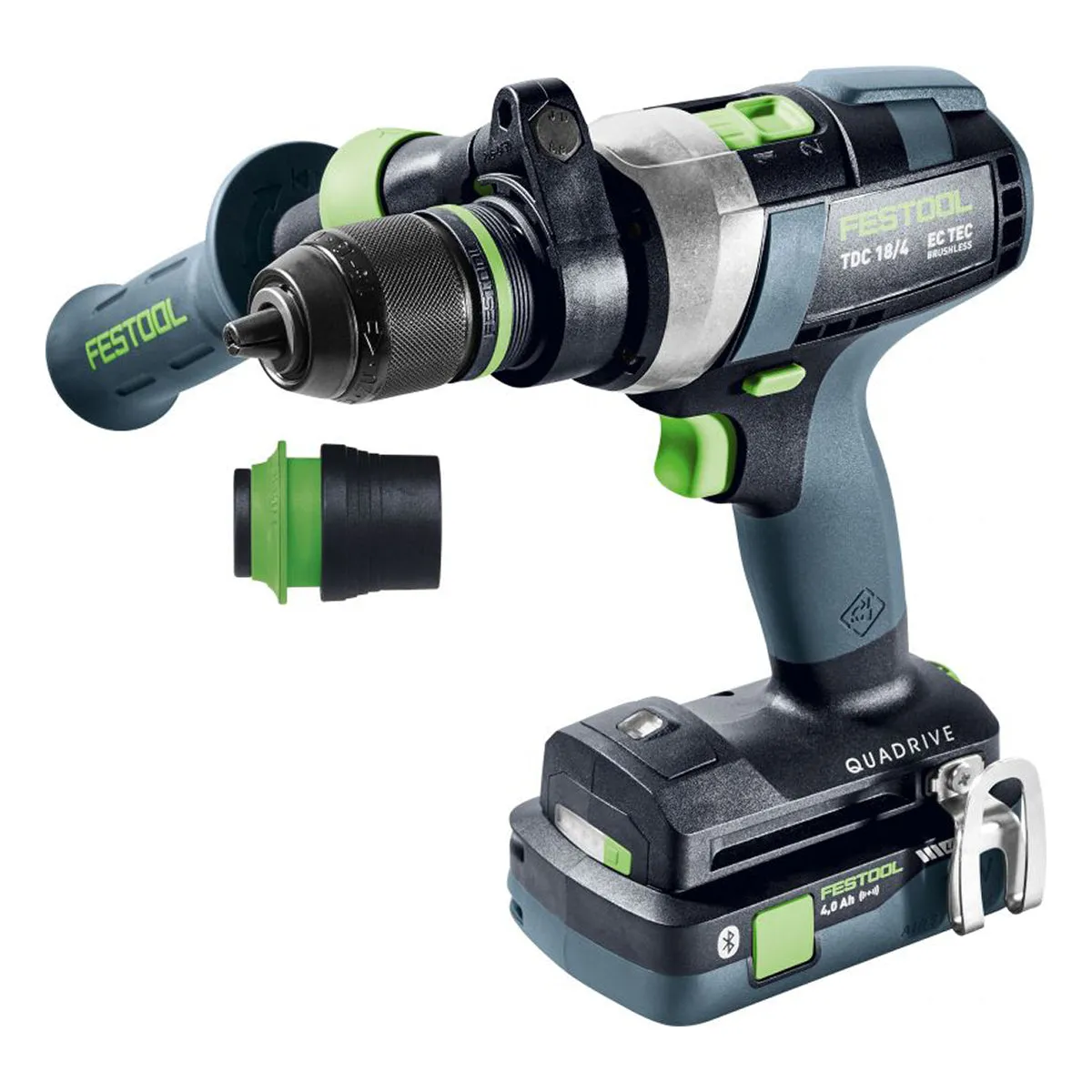 Festool TDC 18/4 5.2/4.0 I-Plus GB 18V Brushless Drill With 1 x 5.2Ah & 4.0Ah Batteries. Charger In Case 576767