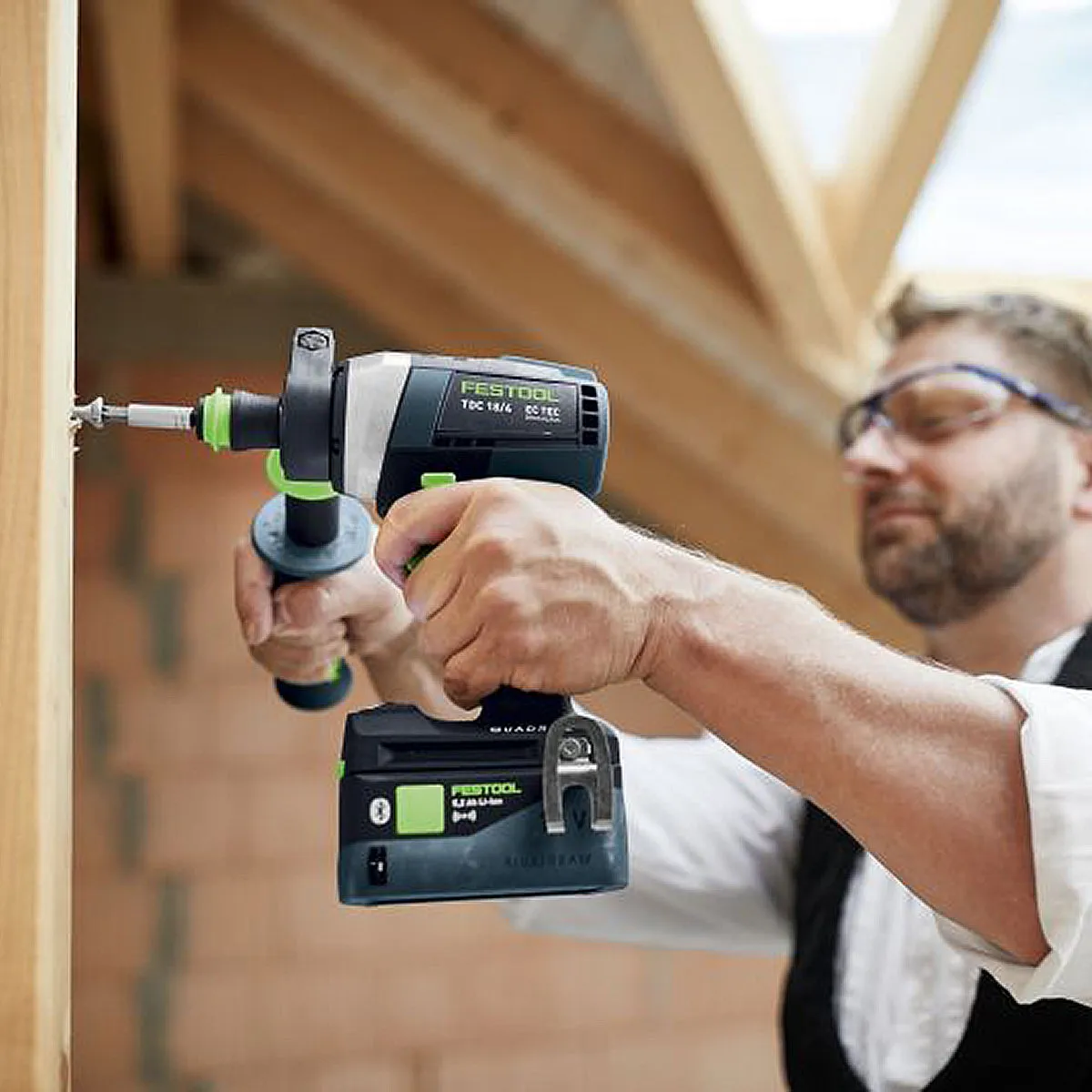 Festool TDC 18/4 5.2/4.0 I-Plus GB 18V Brushless Drill With 1 x 5.2Ah & 4.0Ah Batteries. Charger In Case 576767
