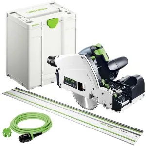 Festool TSV 60 KEB-Plus 110V GB Plunge-Cut Saw - 576734 With 1 x Guide Rail FS 1400/2