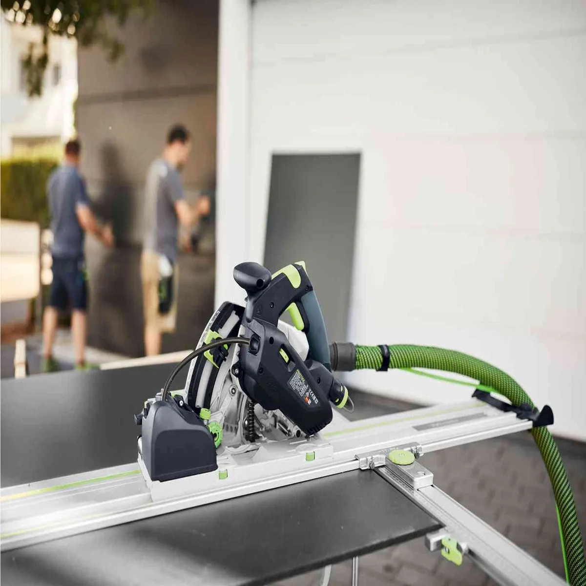 Festool TSV 60 KEB-Plus 110V GB Plunge-Cut Saw - 576734 With 2 x Guide Rail. Connector. Clamp & Bag