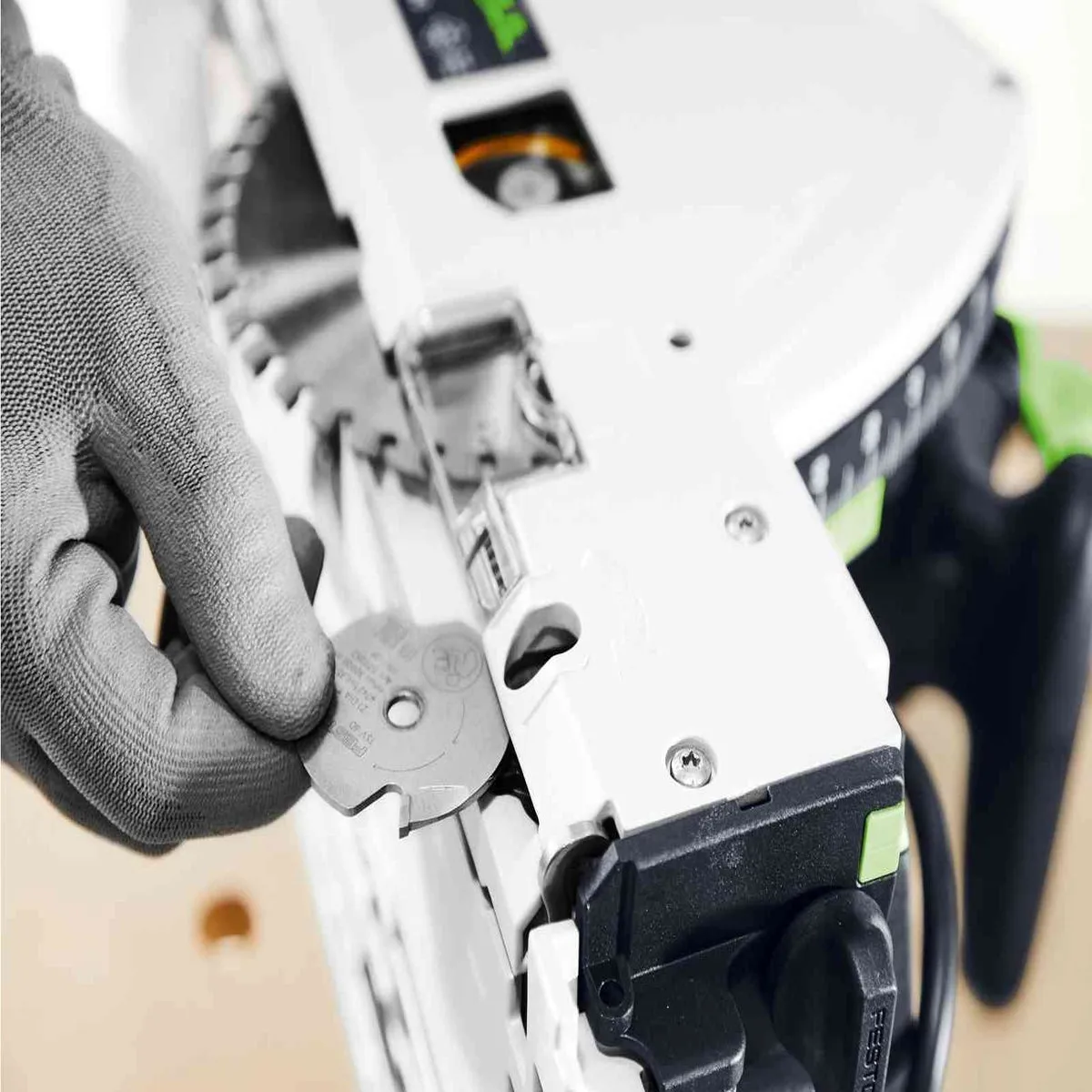 Festool TSV 60 KEB-Plus 110V GB Plunge-Cut Saw - 576734 With 2 x Guide Rail. Connector. Clamp & Bag