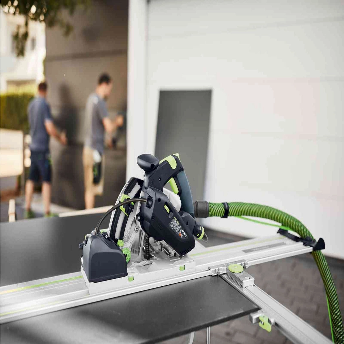 Festool TSV 60 KEBQ-Plus 230V GB Plunge-Cut Saw - 576733 With 2 x Guide Rail. Connector. Clamp & Bag