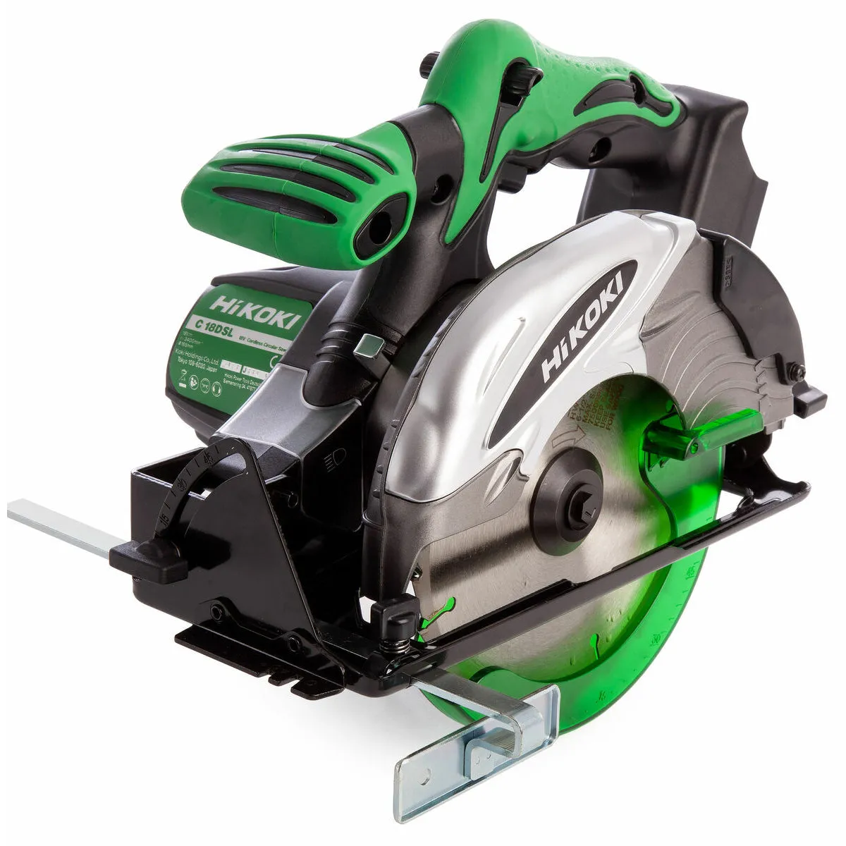 Hikoki C18DSL 18V 165mm Cordless Circular Saw with 1 x 2.5Ah/5.0Ah Battery Charger & Bag