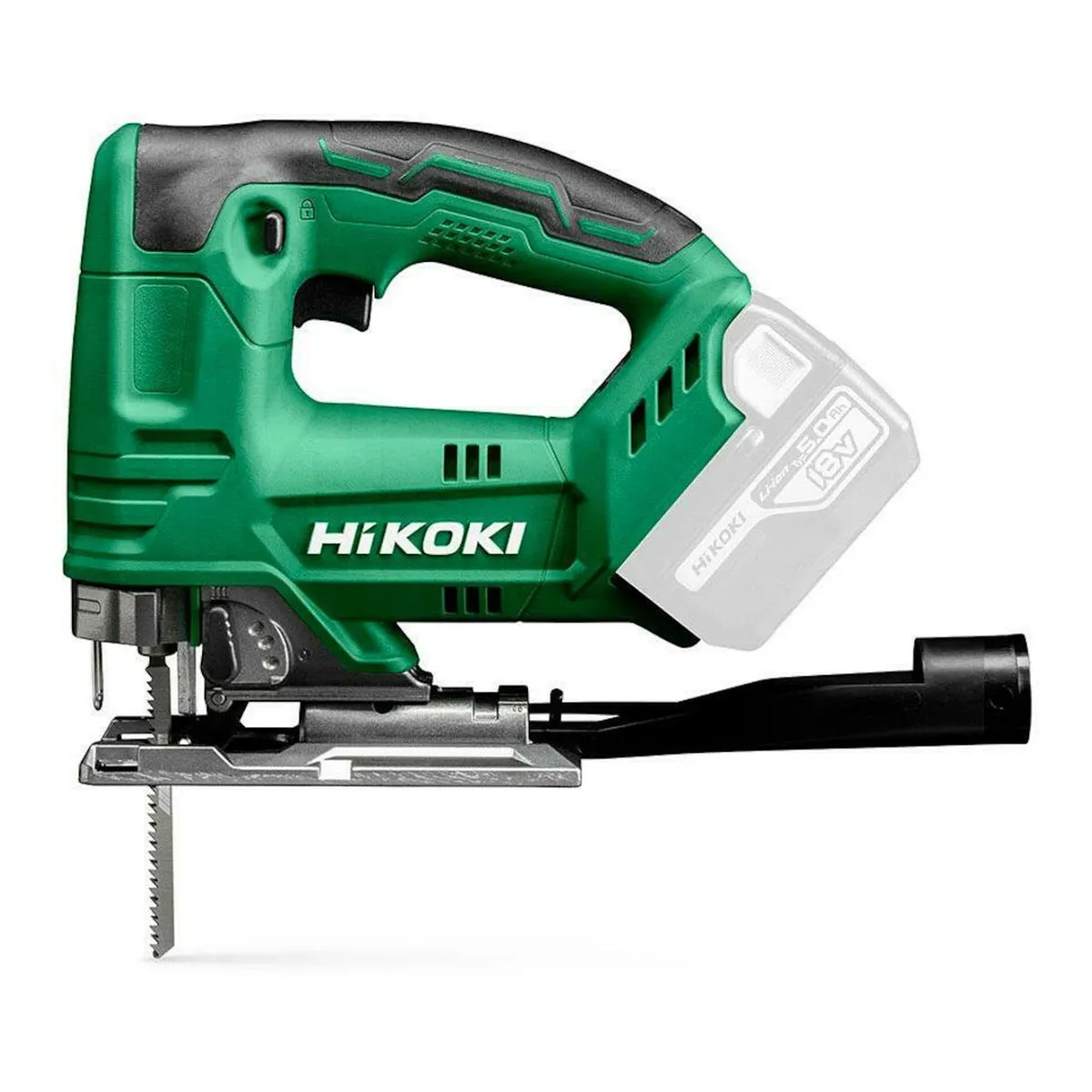 Hikoki CJ18DAW2Z 18V Cordless Top Handle Jigsaw with 1 x 2.5Ah/5.0Ah Battery Charger & Bag
