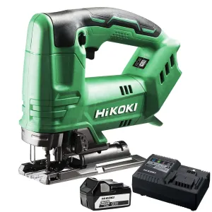 Hikoki CJ18DAW2Z 18V Cordless Top Handle Jigsaw with 1 x 5.0Ah Battery & Charger