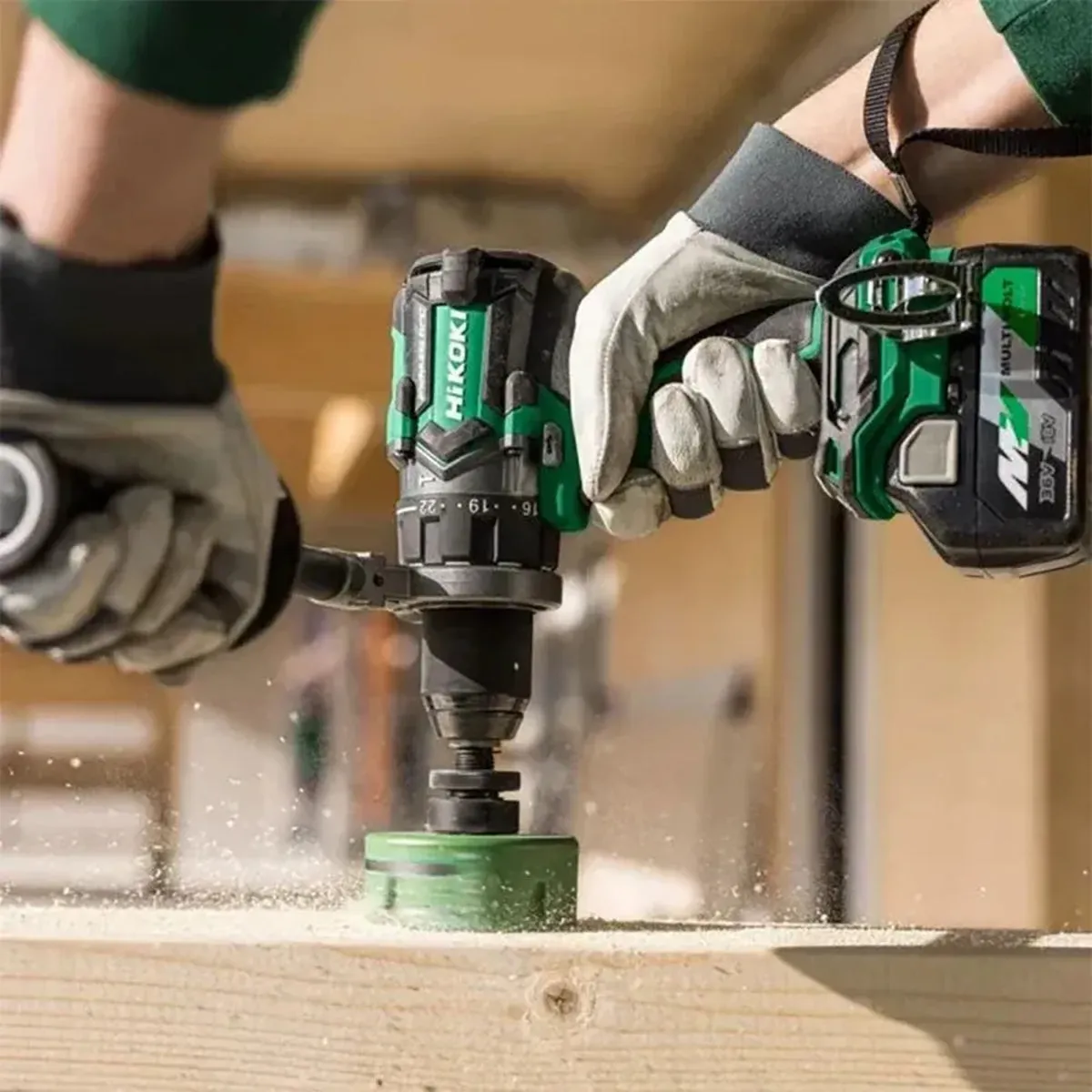 Hikoki DV18DCW2Z 18V Brushless Combi Drill with 1 x 5.0Ah Battery Charger & Case