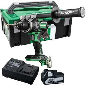 Hikoki DV18DCW2Z 18V Brushless Combi Drill with 1 x 5.0Ah Battery Charger & Case