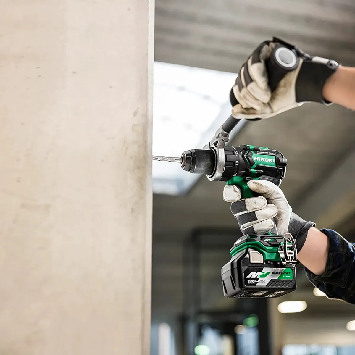 Hikoki DV36DCW2Z 36V MultiVolt Brushless Combi Drill with 1 x 2.5Ah/5.0Ah Battery Charger & Case