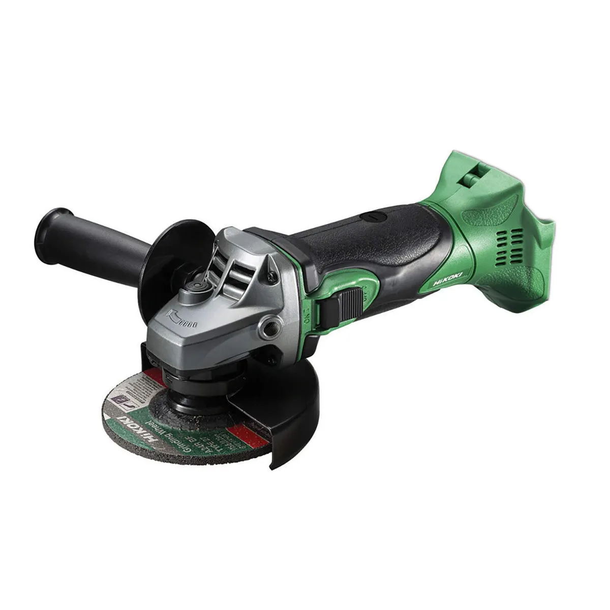 Hikoki G18DSL2W4Z 18V Cordless 115mm Angle Grinder with 1 x 2.5Ah/5.0Ah Battery Charger & Bag
