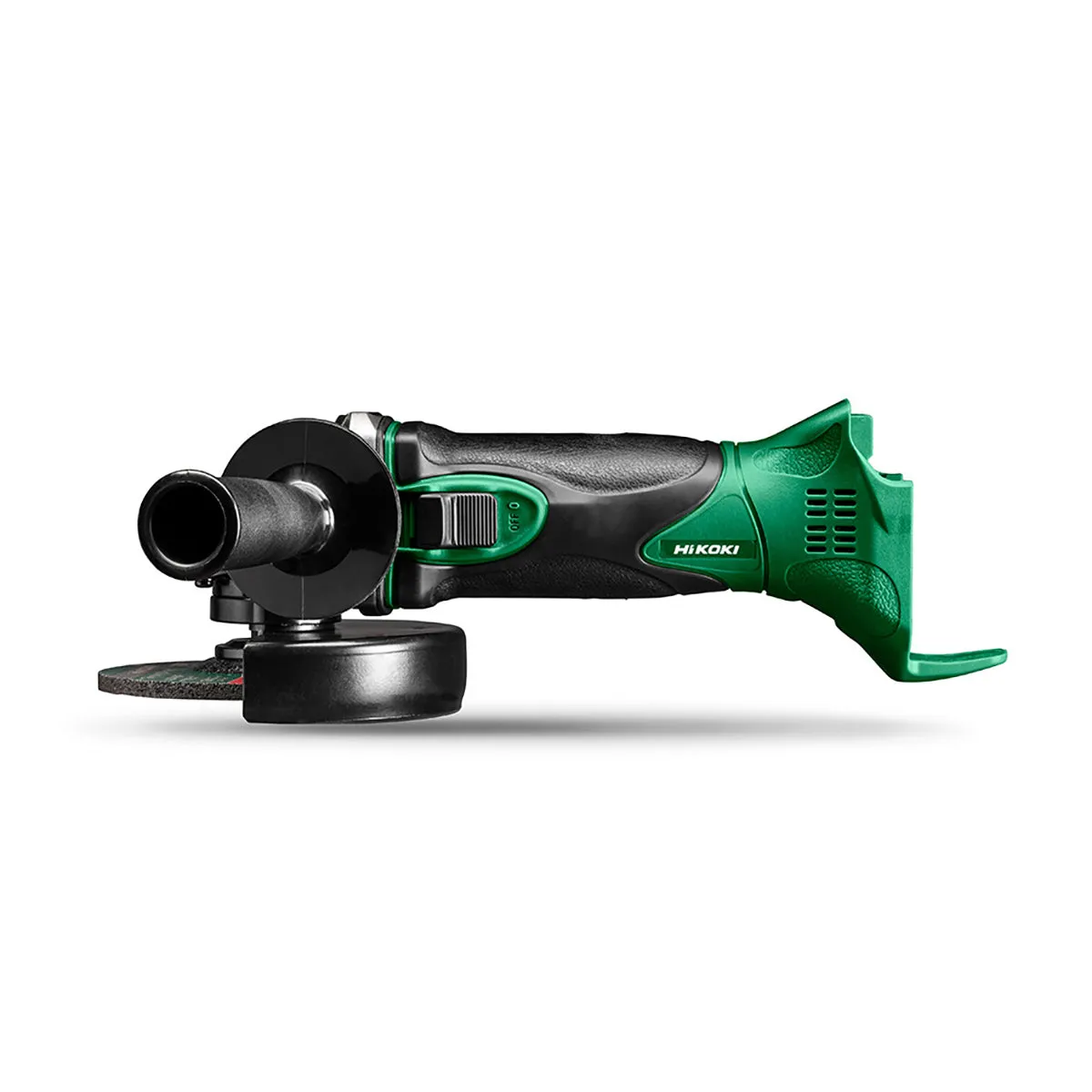 Hikoki G18DSL2W4Z 18V Cordless 115mm Angle Grinder with 1 x 2.5Ah/5.0Ah Battery Charger & Bag