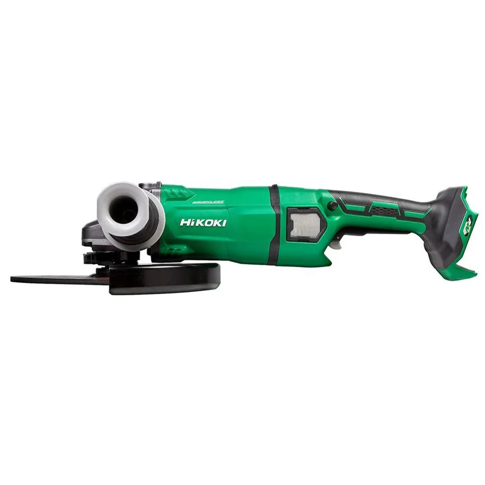 Hikoki G3623DAJAZ 36V Multivolt Brushless 230mm Angle Grinder with 2 x 4.0Ah Batteries. Charger & Case
